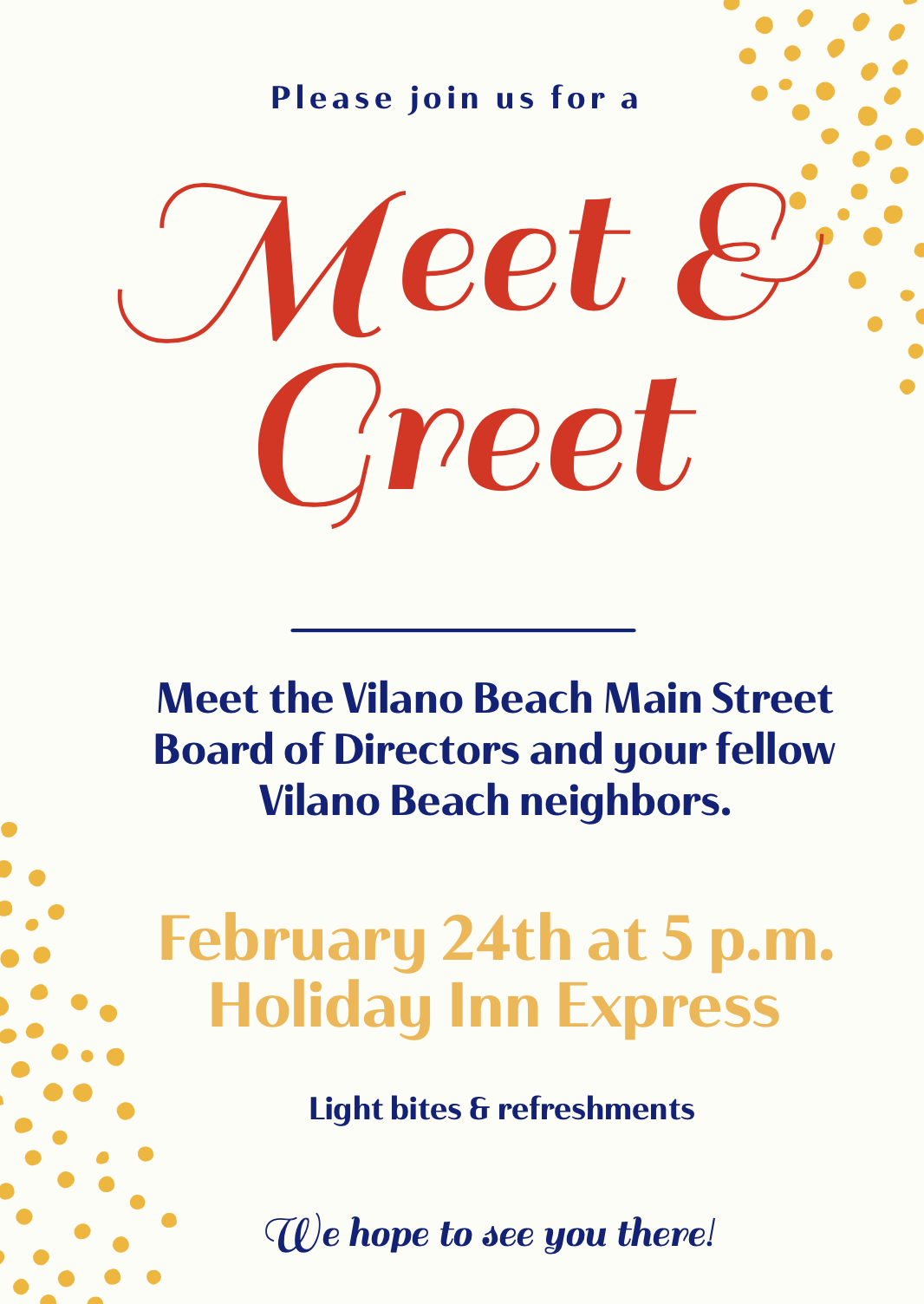 Vilano Beach Meet & Greet